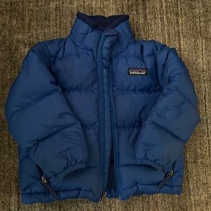 Patagonia puffy down jacket, 3T/4T